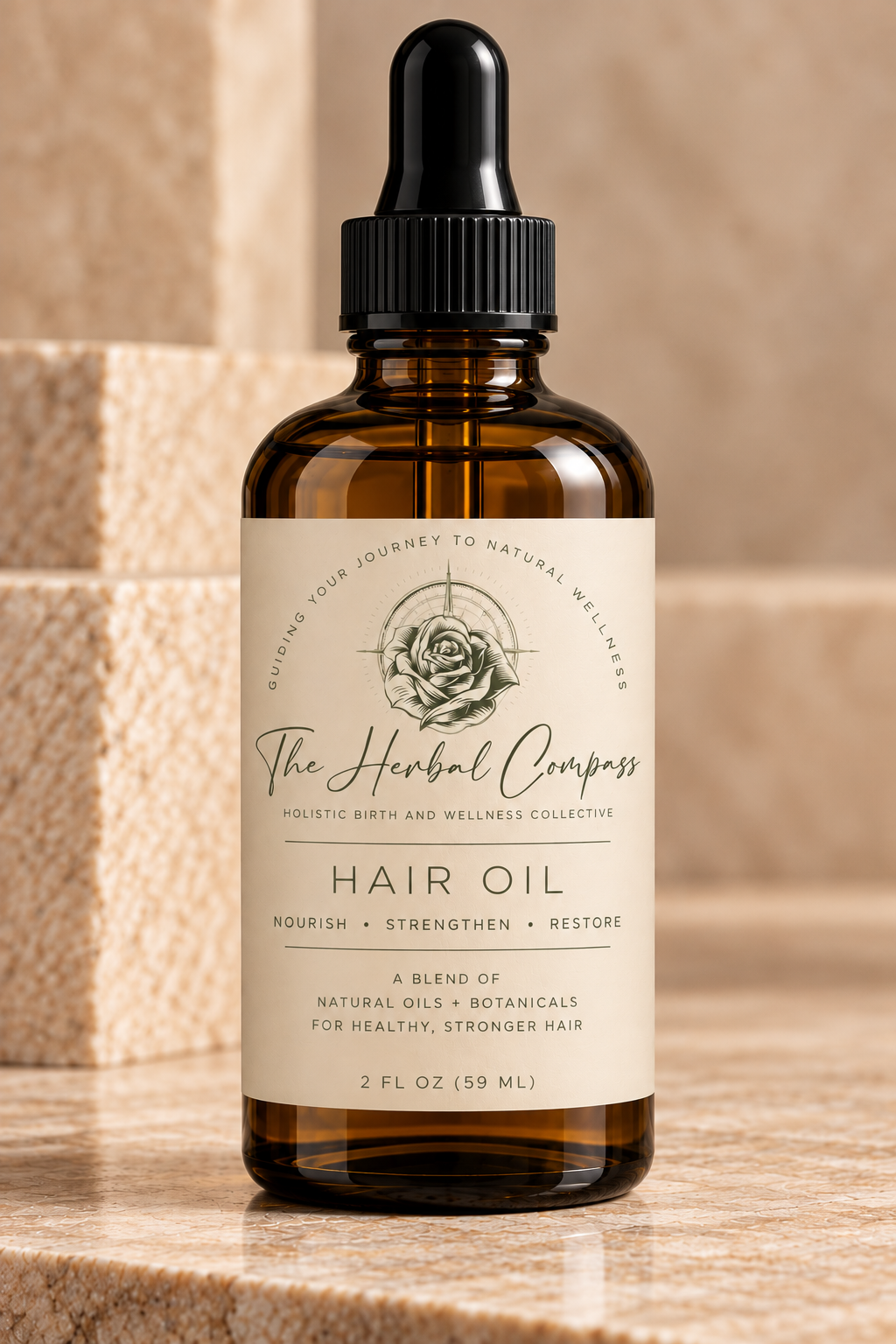 Hair Growth Formula Oil bottle